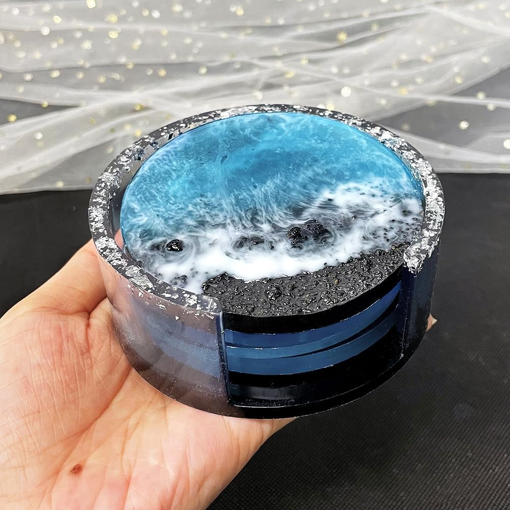 Coaster Moulds and Holder Set