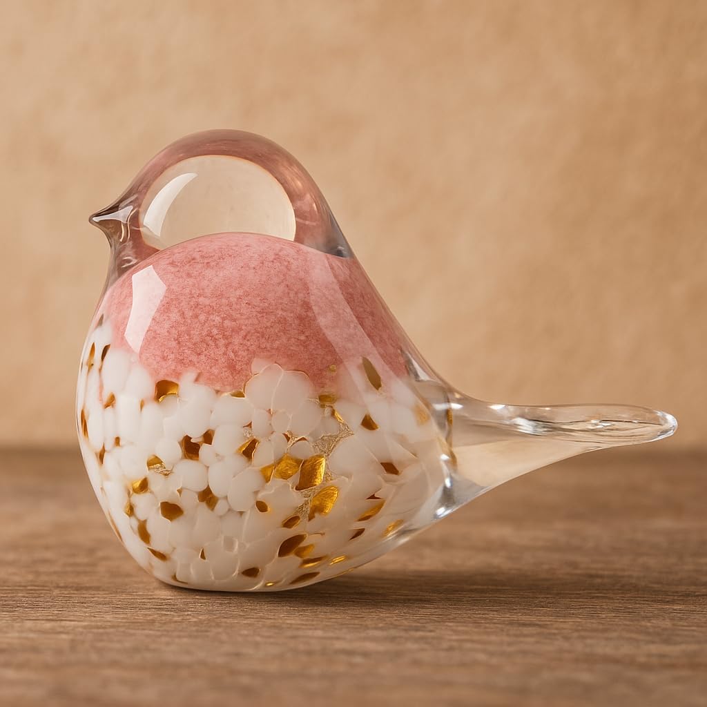 Decorative Glass Bird Figurine