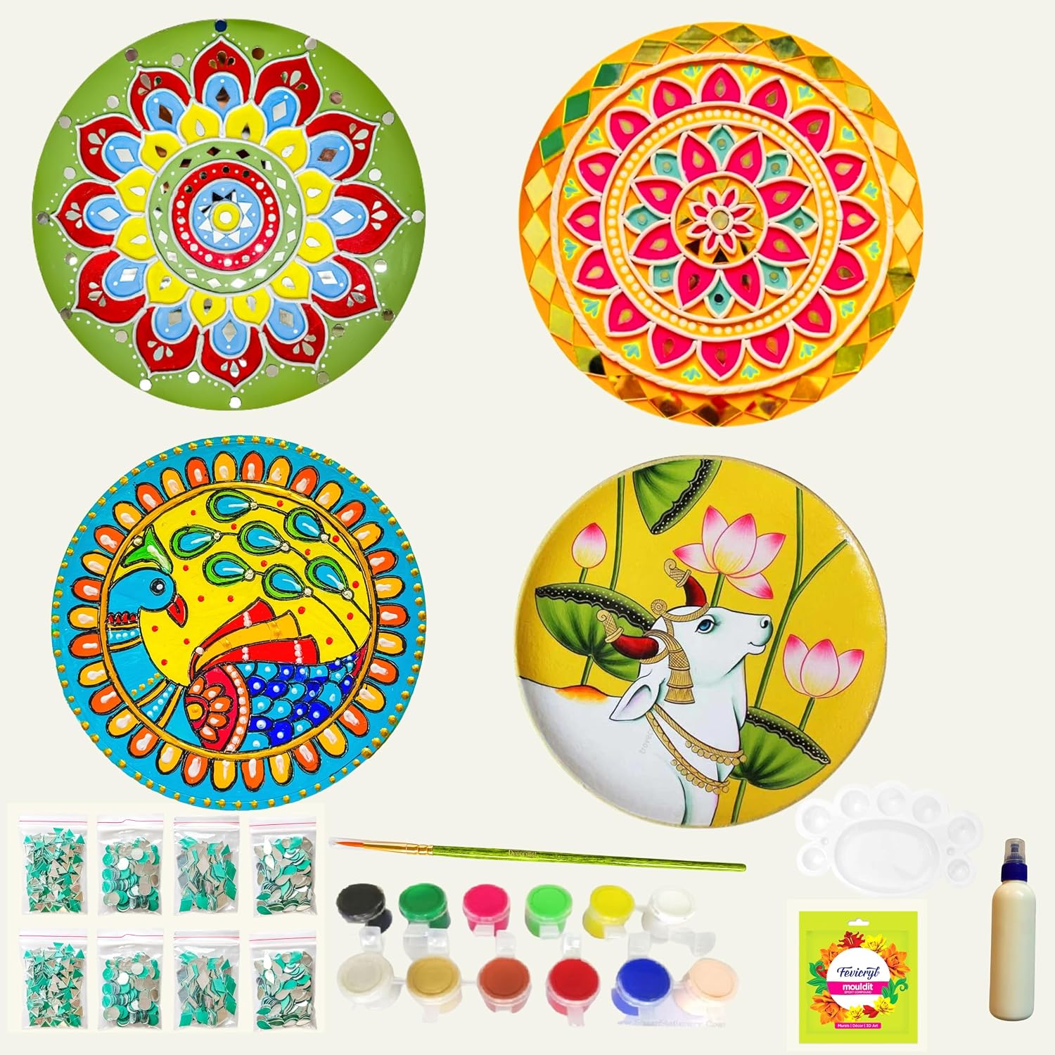 Four-Board Lippan Art Craft Kit