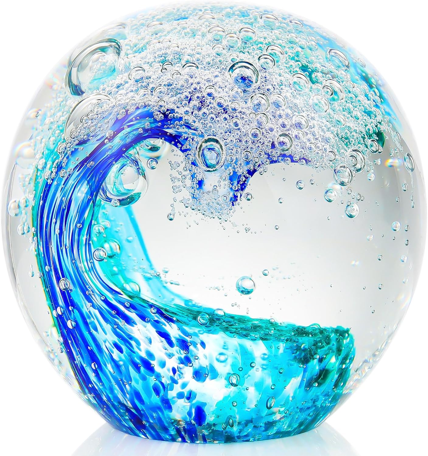 Ocean Wave Glass Sphere