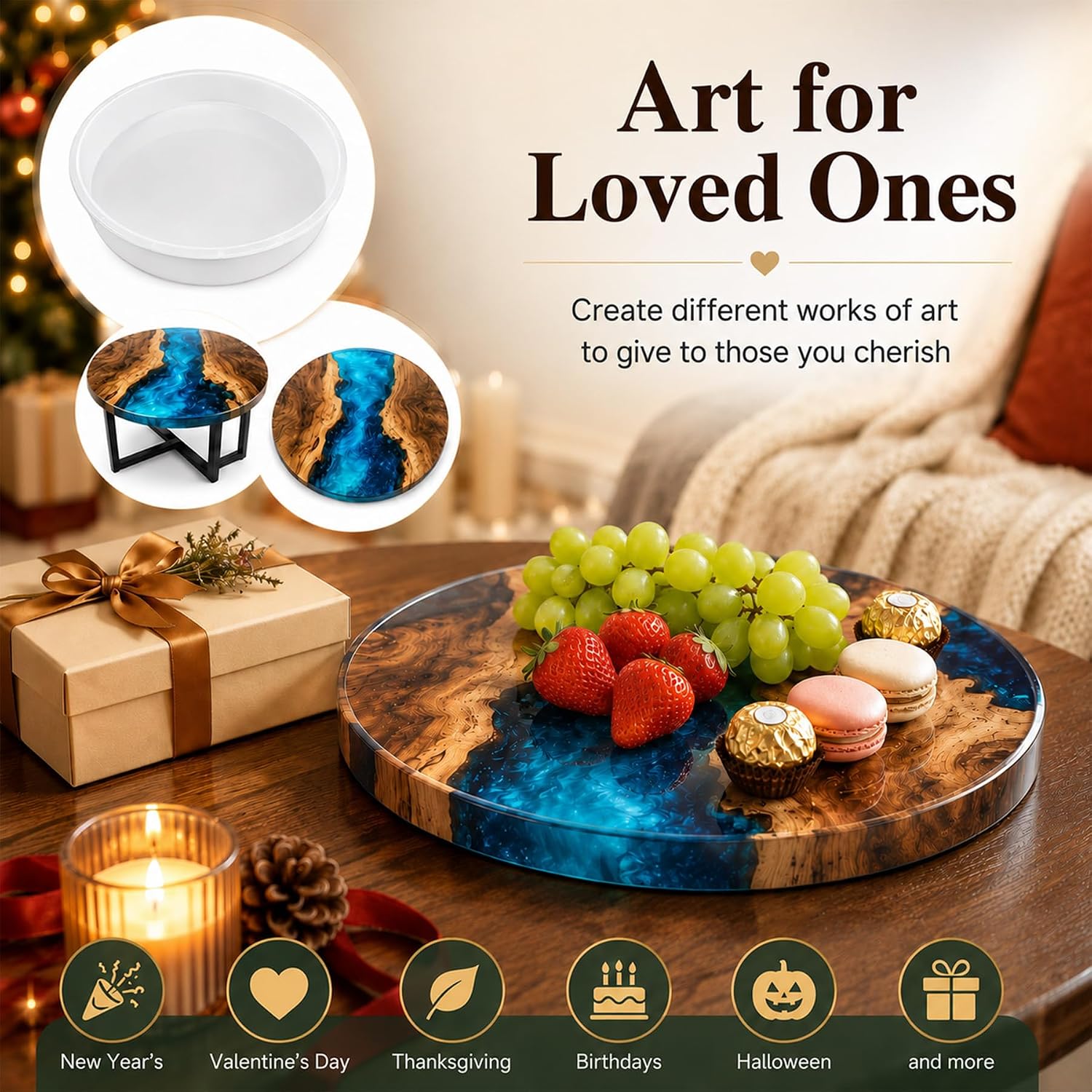 Round Silicone Tabletop Mould