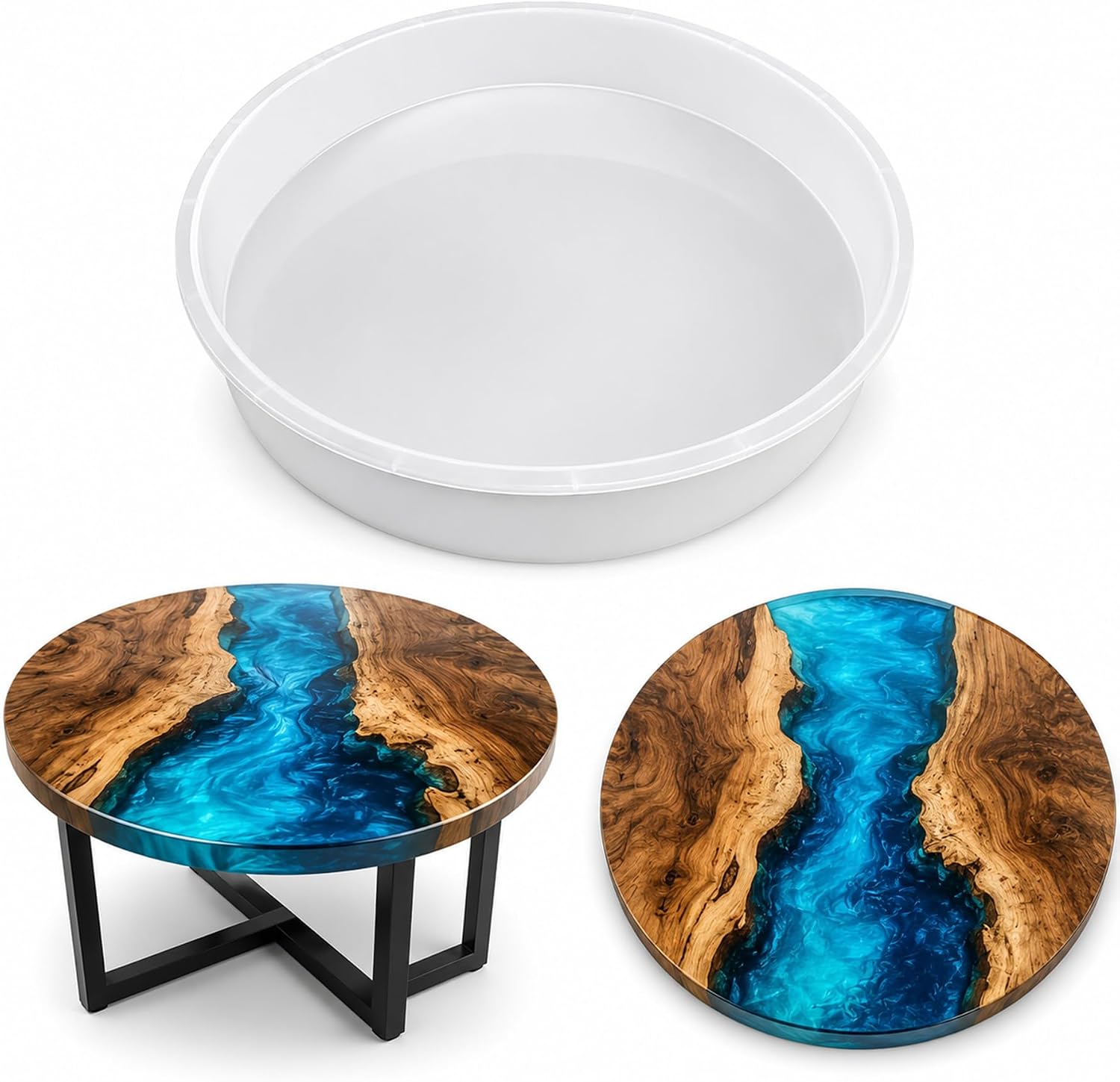 Round Silicone Tabletop Mould