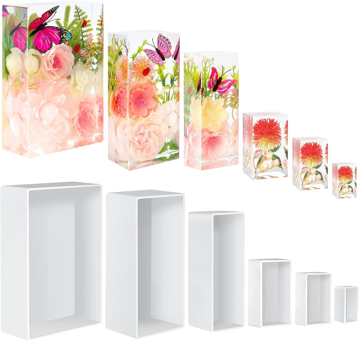 Six-Piece Rectangular Mould Set